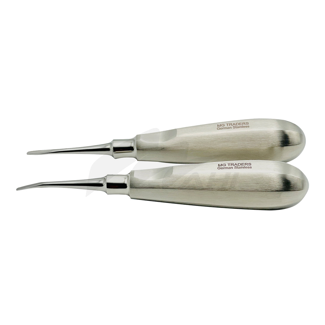 <b>MGD 214</b><br> Elevators & Luxator 3mm point Straight /Curved / German Stainless Steel 2 pcs Set