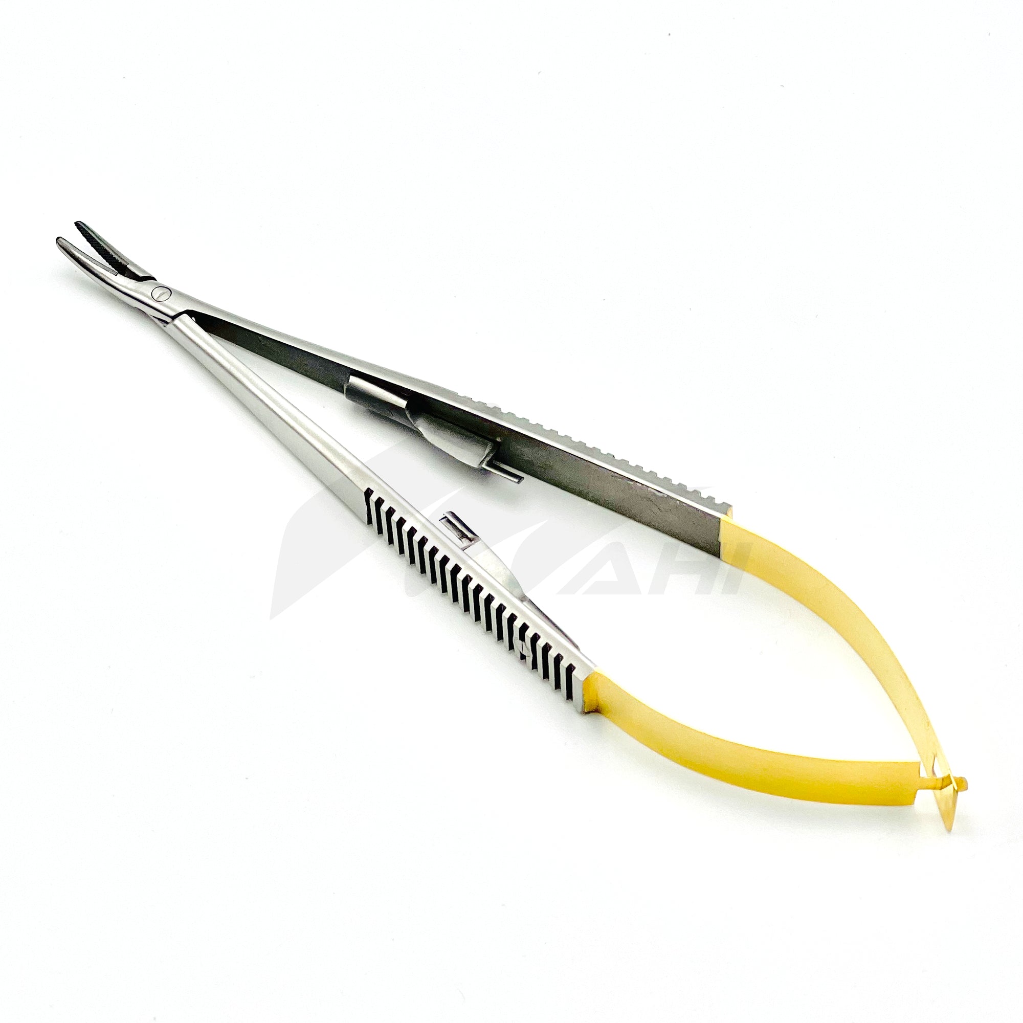 <b>MGD 331 </b><br> (TC) Castroviejo Needle Holder  Flat Handle 15cm Straight German Stainless Steel