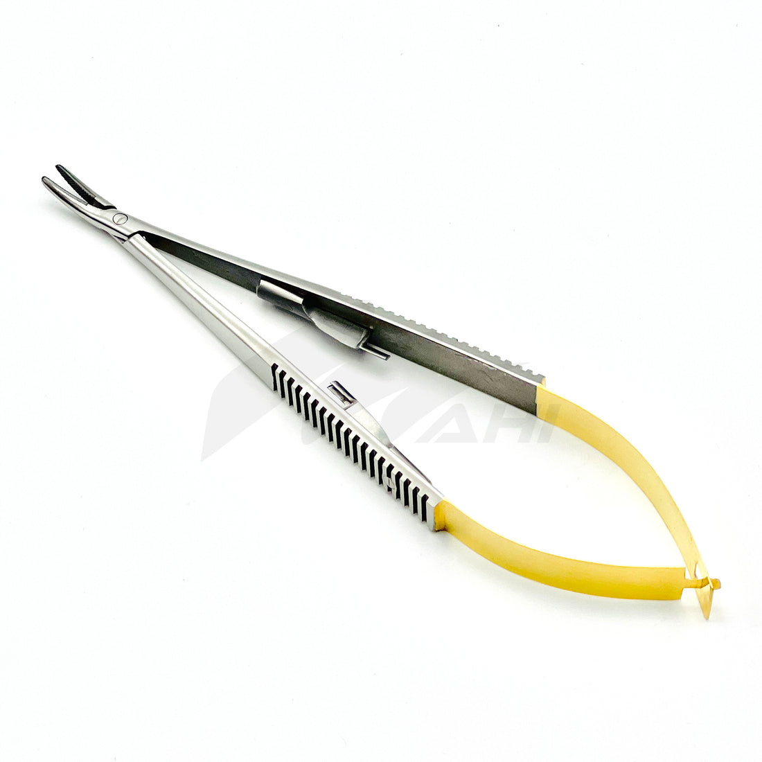 <b>MGD 331 </b><br> (TC) Castroviejo Needle Holder  Flat Handle 15cm Straight German Stainless Steel