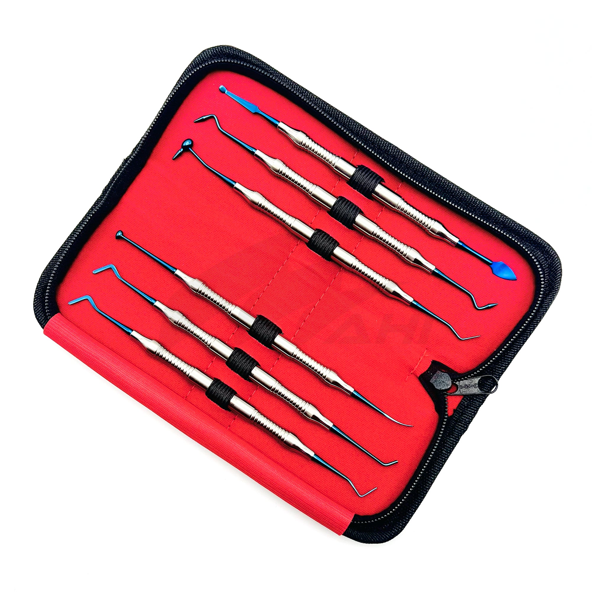<b>MGD 485</b><br> Composite Filling 6pcs Titanium blue Point Coated  German Stainless Steel