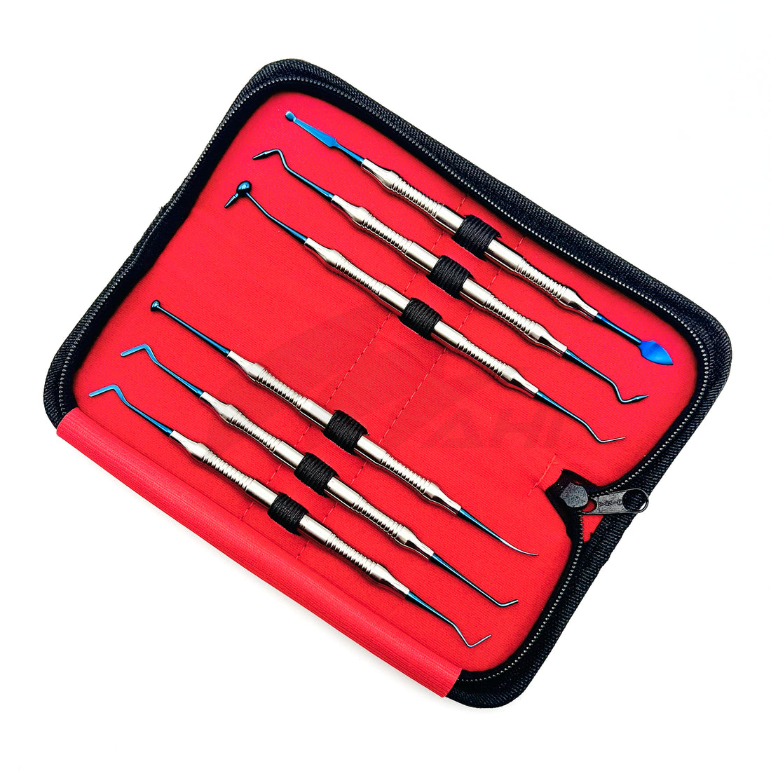<b>MGD 485</b><br> Composite Filling 6pcs Titanium blue Point Coated  German Stainless Steel