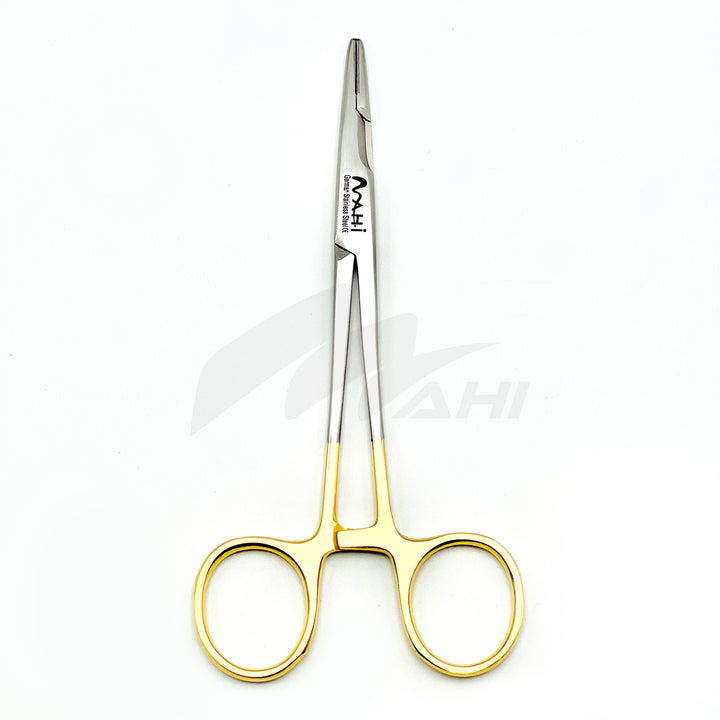 <b>MGD 356</b><br>Olsen Hegar Needle Holder with Scissor (TC) 14cm – German Stainless Steel