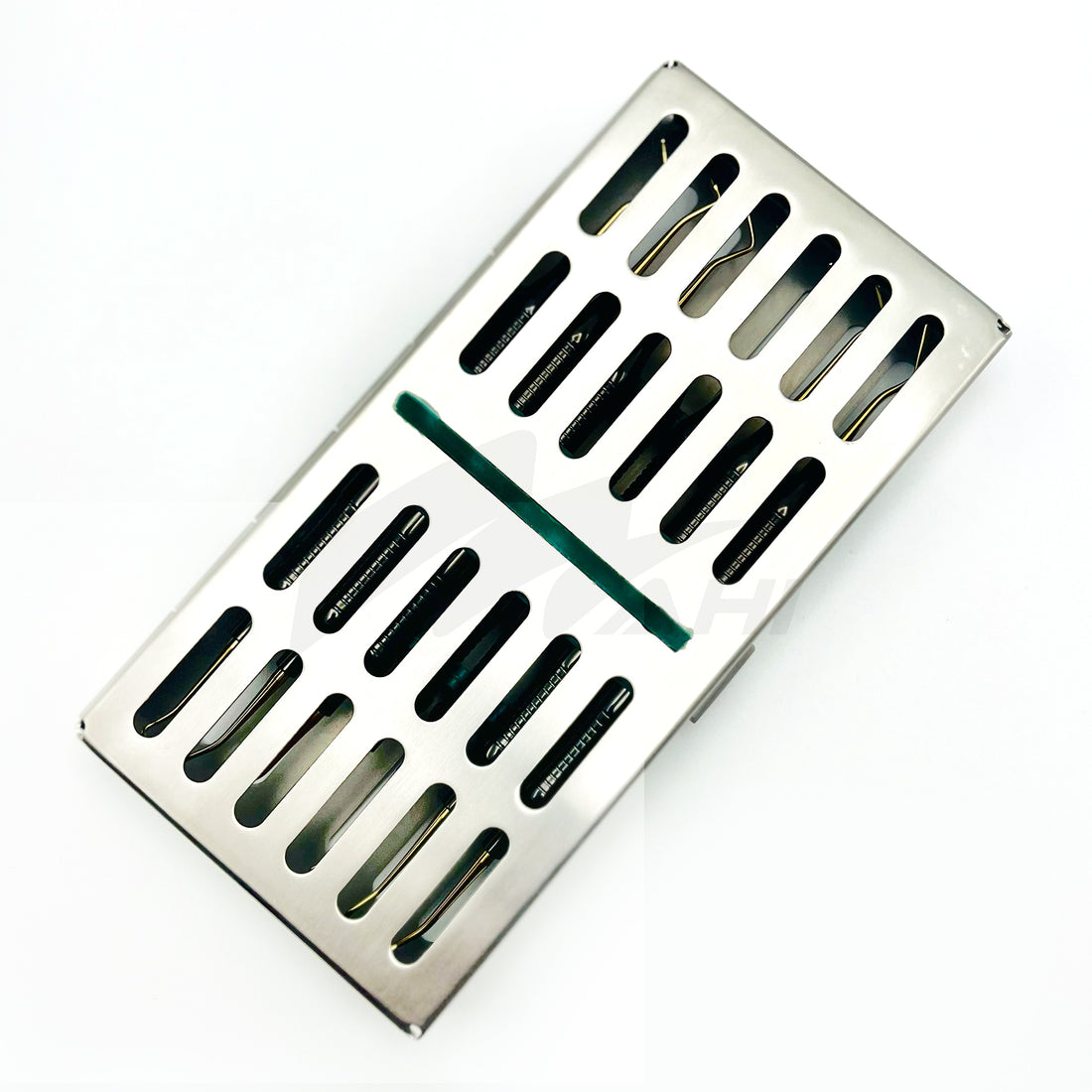 <b>MGD 486</b><br> Composite Filling Spatulas Resin 7pcs Black& Gold Coated  German Stainless Steel