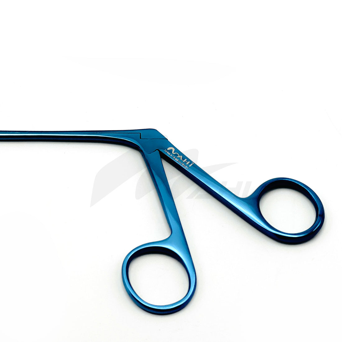 <b>MGS 163</b><br> Alligator Forceps Blue Titanium 9cm German Stainless Steel