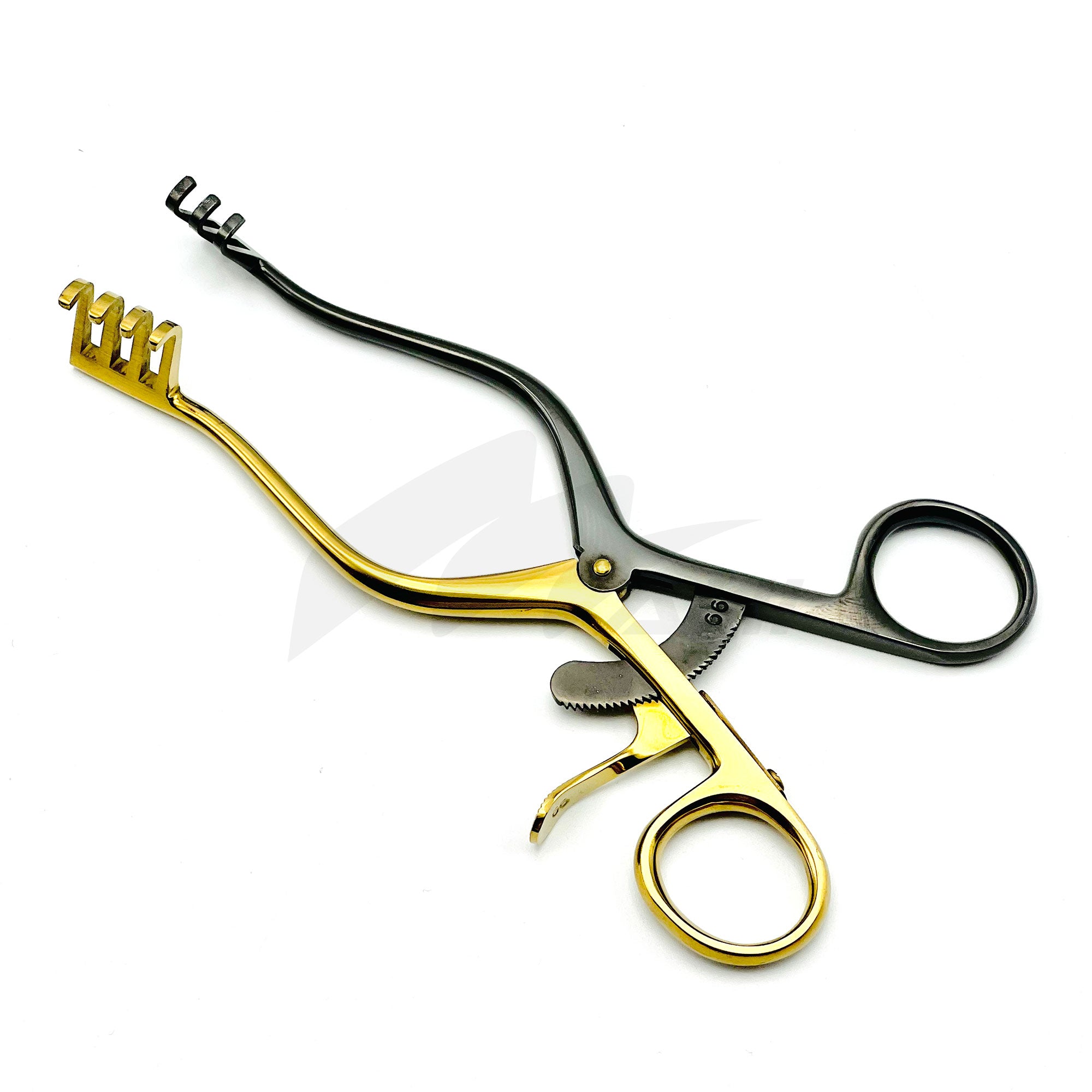 <b>MGS 206</b><br> Self-Retaining Retractor Titanium Coted 16cm German Stainless Steel