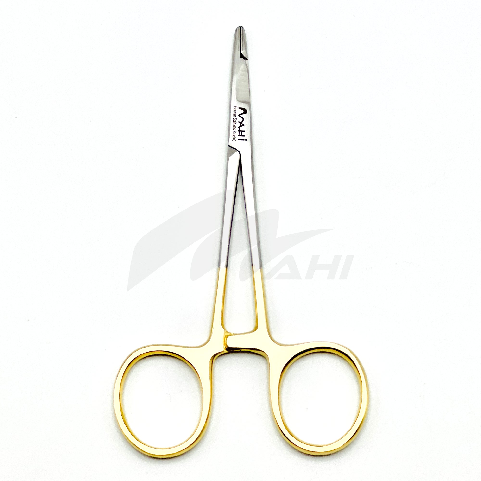 <b>MGD 355</b><br>Olsen Hegar Needle Holder with Scissor (TC) 12cm – German Stainless Steel