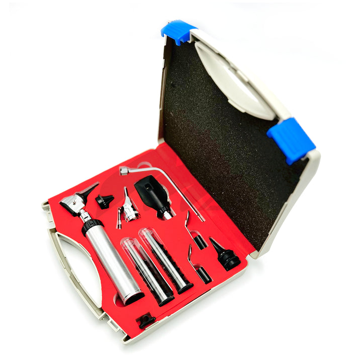 <b>MGS 385</b><br> ENT Diagnostic Complete Set With Ophthalmoscope  German Stainless Steel