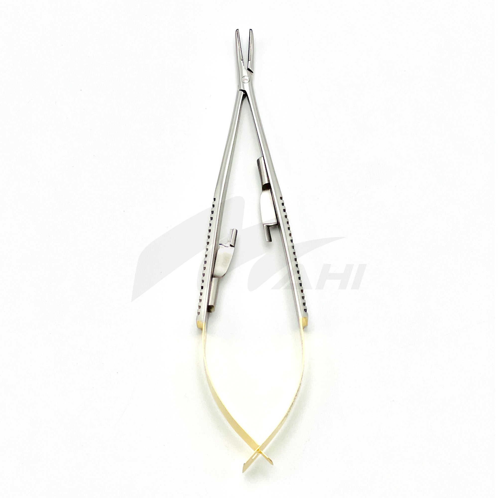 <b>MGD 333</b><br> TC Castroviejo Needle Holder 14cm Curved – German Stainless Steel