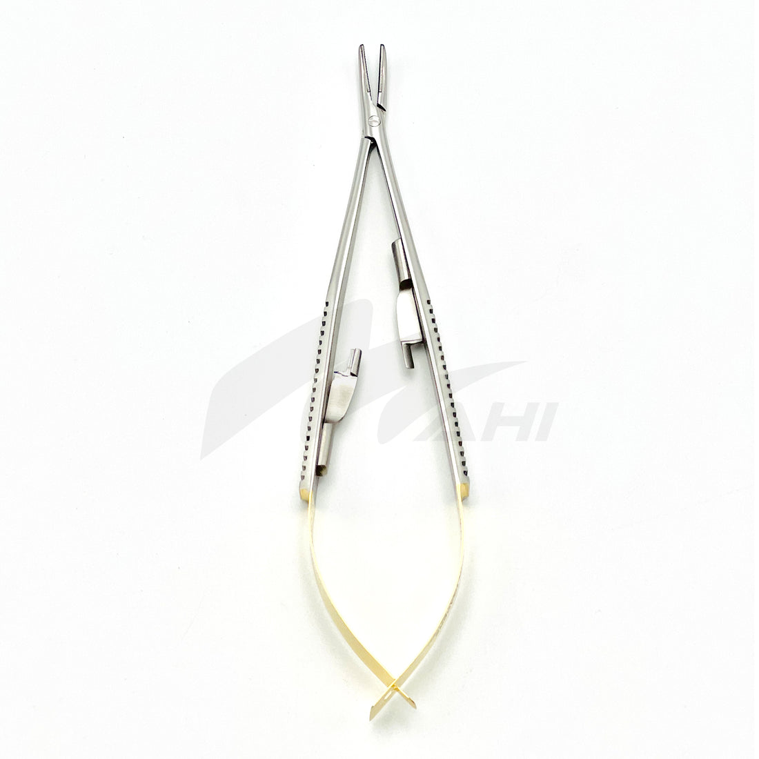<b>MGD 333</b><br> TC Castroviejo Needle Holder 14cm Curved – German Stainless Steel