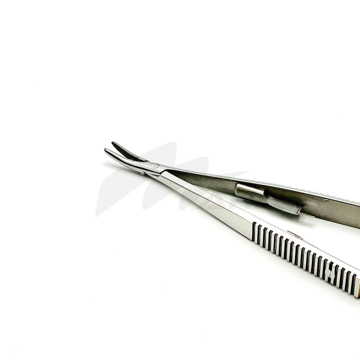 <b>MGD 333</b><br> TC Castroviejo Needle Holder 14cm Curved – German Stainless Steel