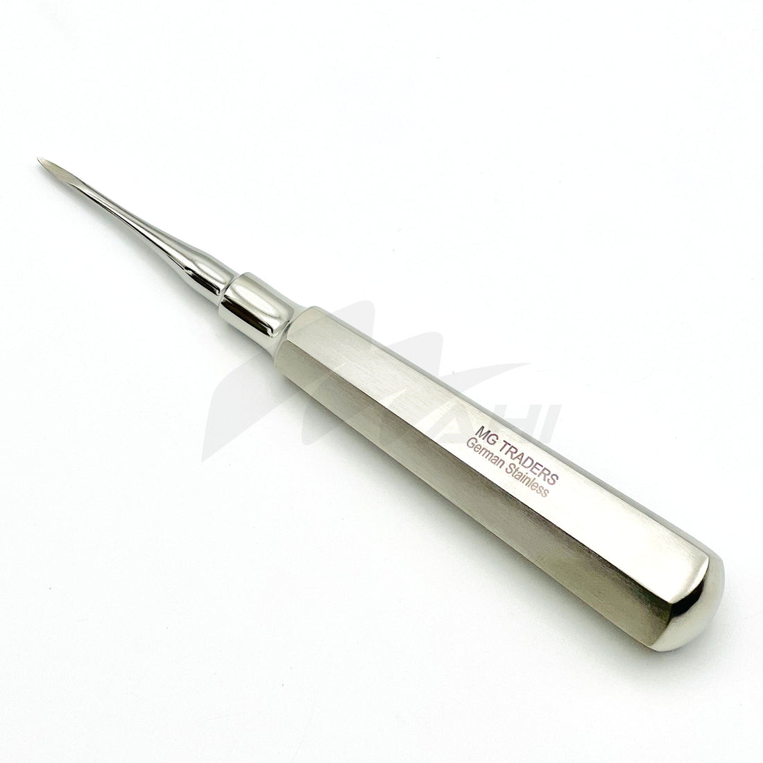 <b>MGD 201</b><br>Heidbrink Elevator Curved Left – German Stainless Steel