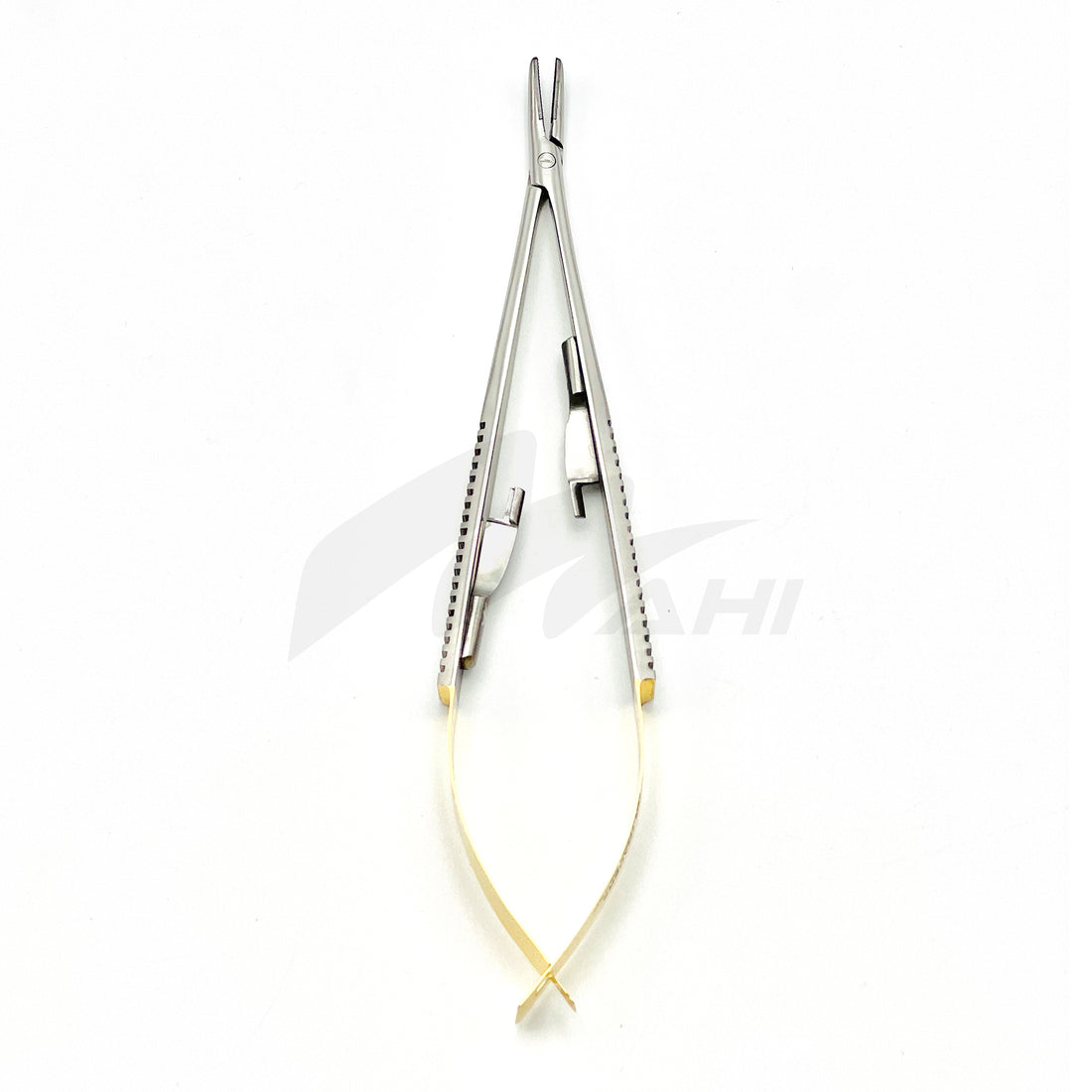 <b>MGD 331 </b><br> (TC) Castroviejo Needle Holder  Flat Handle 15cm Straight German Stainless Steel