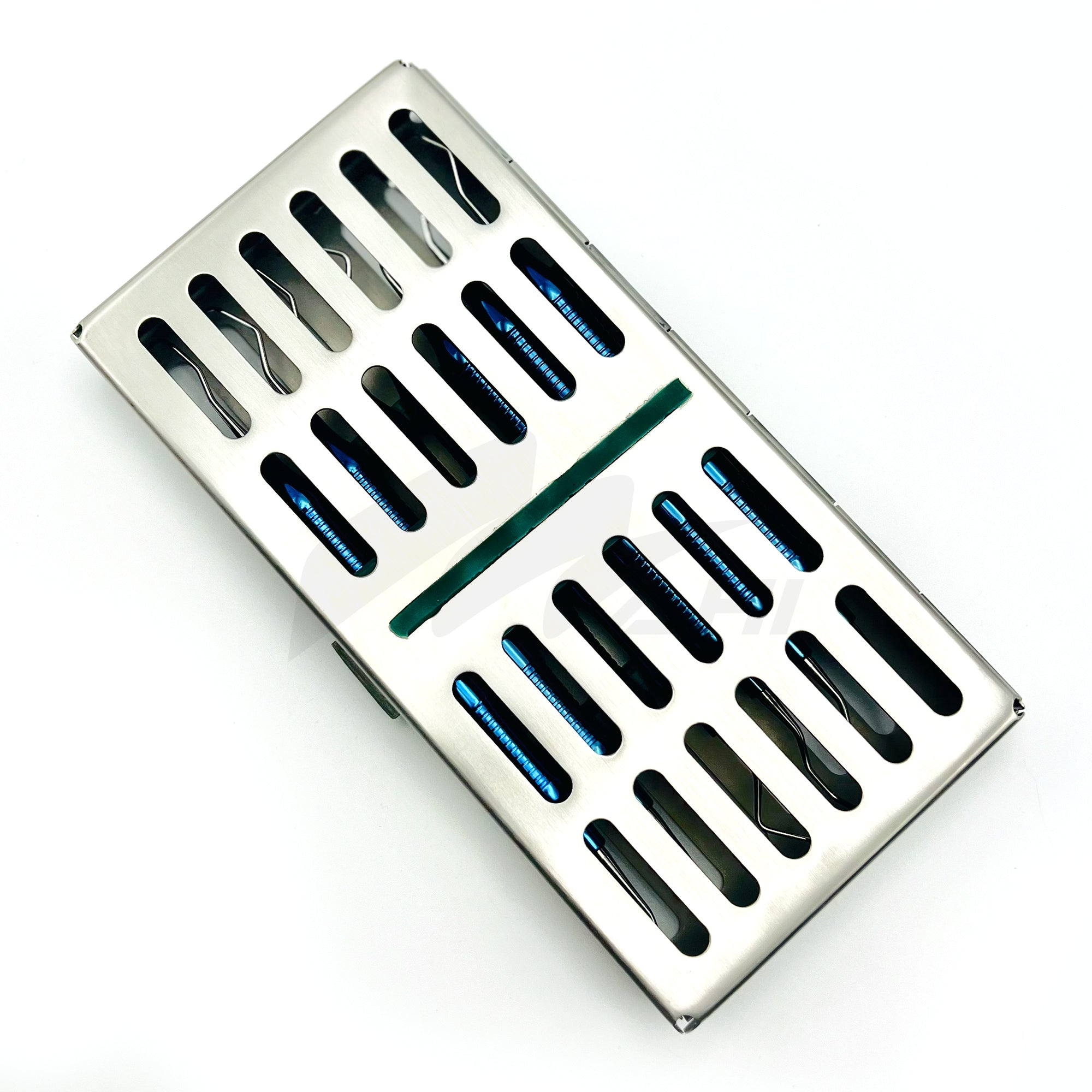 <b>MGD 488</b><br> Gracey Curette 7pcs Blue Thick Handle German Stainless Steel