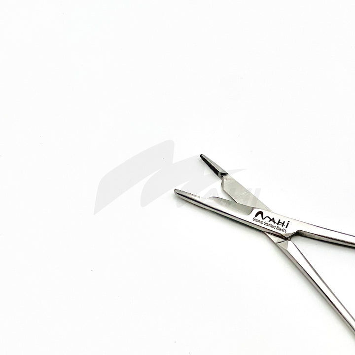 <b>MGD 355</b><br>Olsen Hegar Needle Holder with Scissor (TC) 12cm – German Stainless Steel