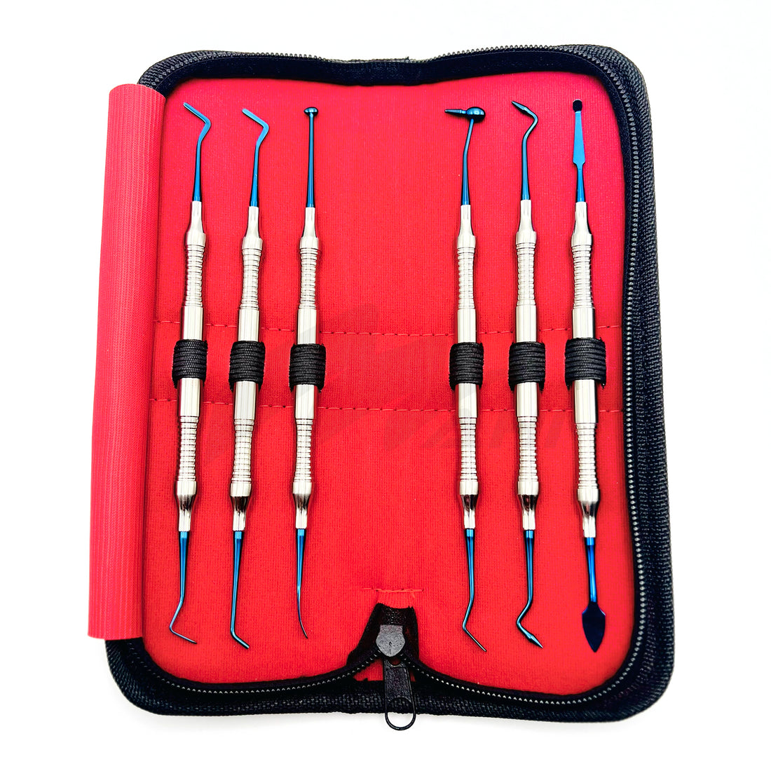 <b>MGD 485</b><br> Composite Filling 6pcs Titanium blue Point Coated  German Stainless Steel