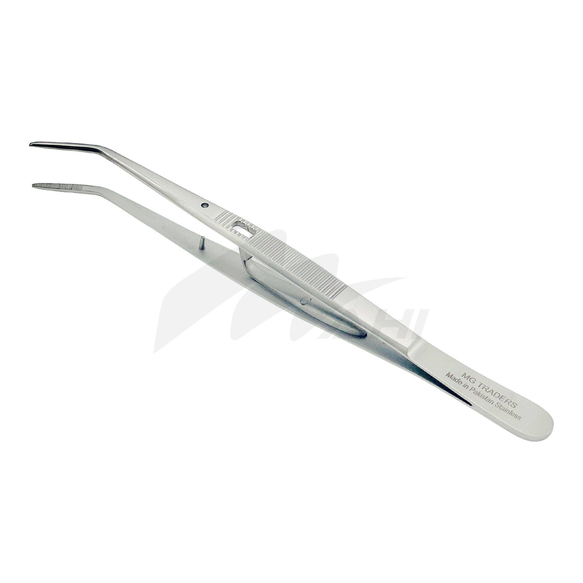 <b>MGD 532</b><br> Tweezers Forceps London Colege Cotton Plier With Lock German Stainless Steel