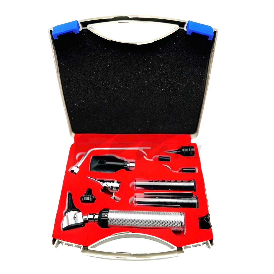 <b>MGS 385</b><br> ENT Diagnostic Complete Set With Ophthalmoscope  German Stainless Steel