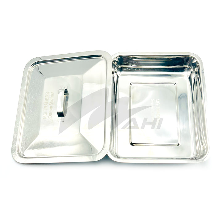 <b>MGS 375</b><br> Instruments Tray (Size 8x12) (Depth 2lnch) German Coated Size (Small)