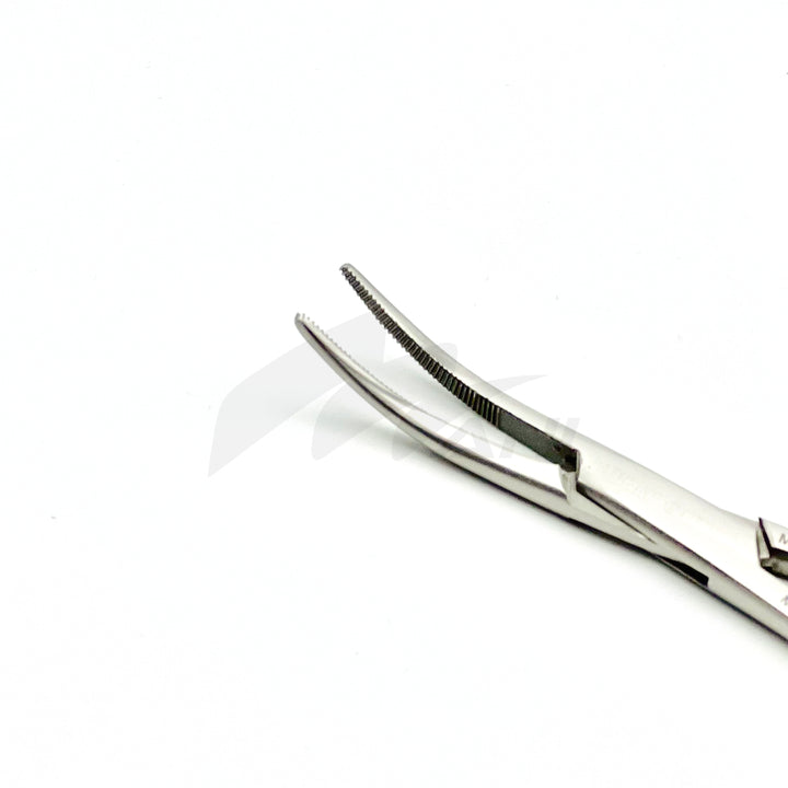 <b>MGS 299</b><br> RT Forceps Curved 21cm – German Stainless Steel