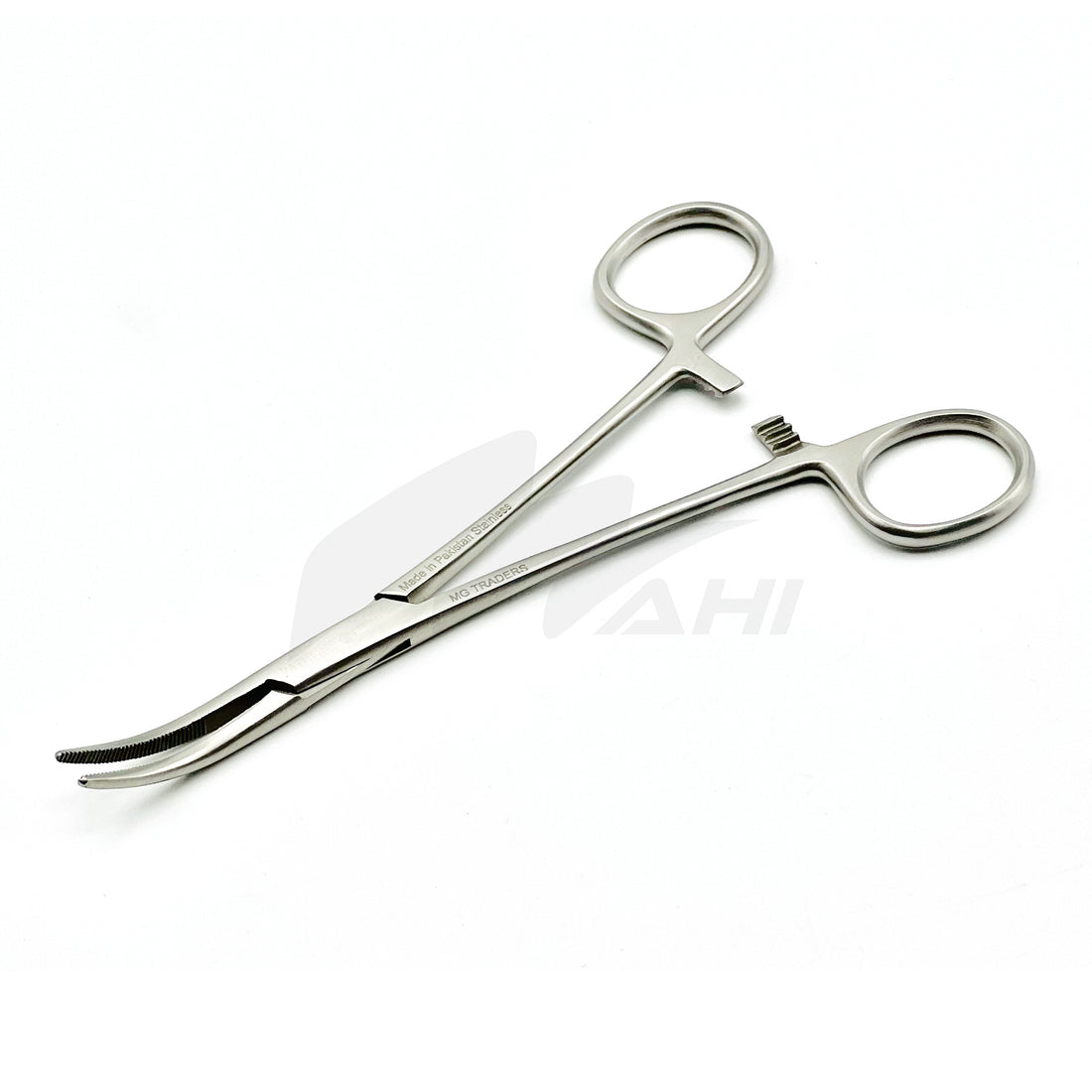 <b>MGS 299</b><br> RT Forceps Curved 21cm – German Stainless Steel