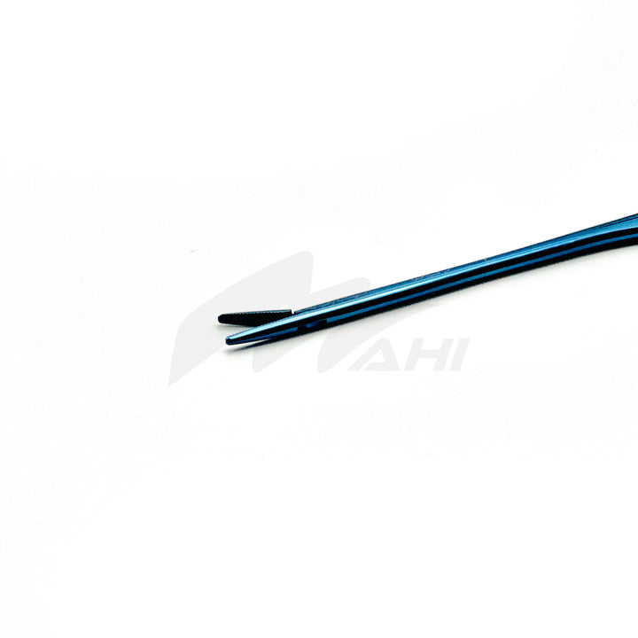 <b>MGS 163</b><br> Alligator Forceps Blue Titanium 9cm German Stainless Steel