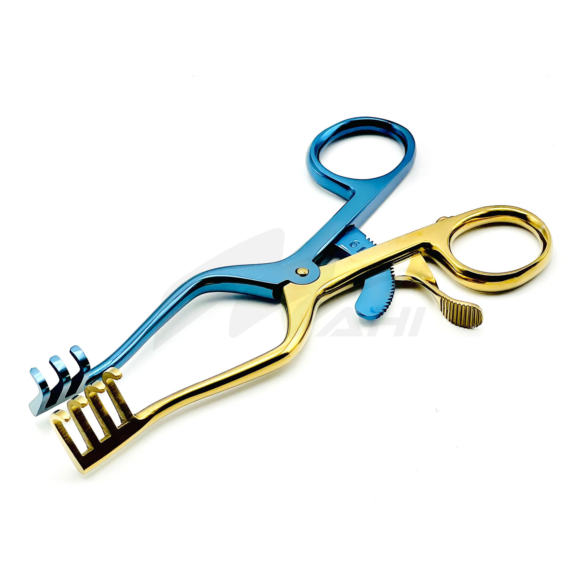 <b>MGS 208</b><br> Self-Retaining Retractor Titanium Coted 14cm German Stainless Steel