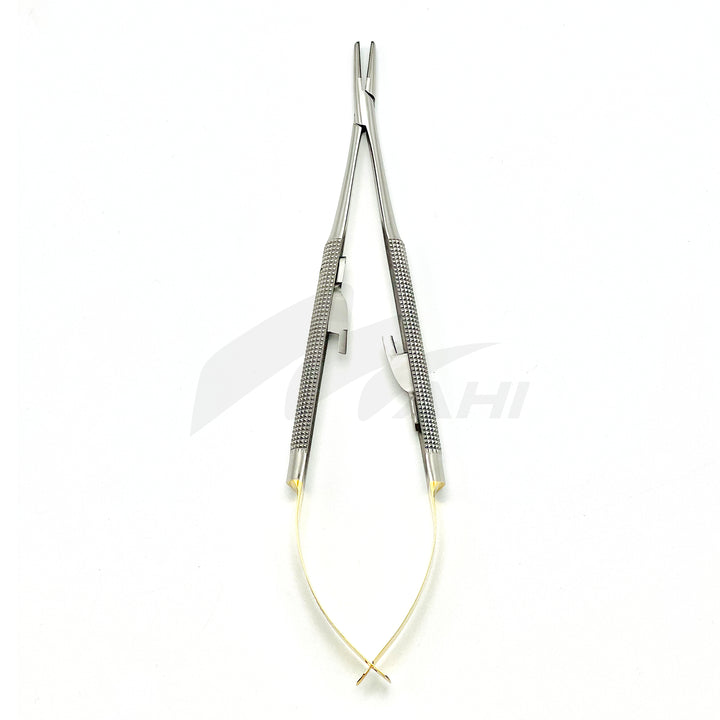 <b>MGD 332 </b><br> TC Castroviejo Needle Holder Flat Handle 14cm Straight – German Stainless Steel