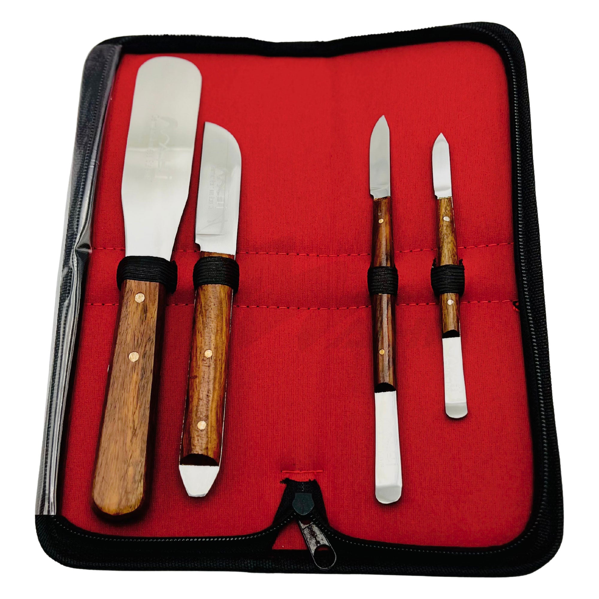 <b>MGD 626</b><br> Dental Fahenstcok Knives Olaster  Alignment Spatula 4Pcs Kit German Stainless Steel
