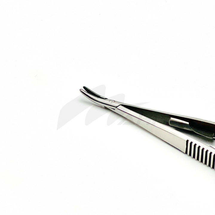 <b>MGD 331 </b><br> (TC) Castroviejo Needle Holder  Flat Handle 15cm Straight German Stainless Steel