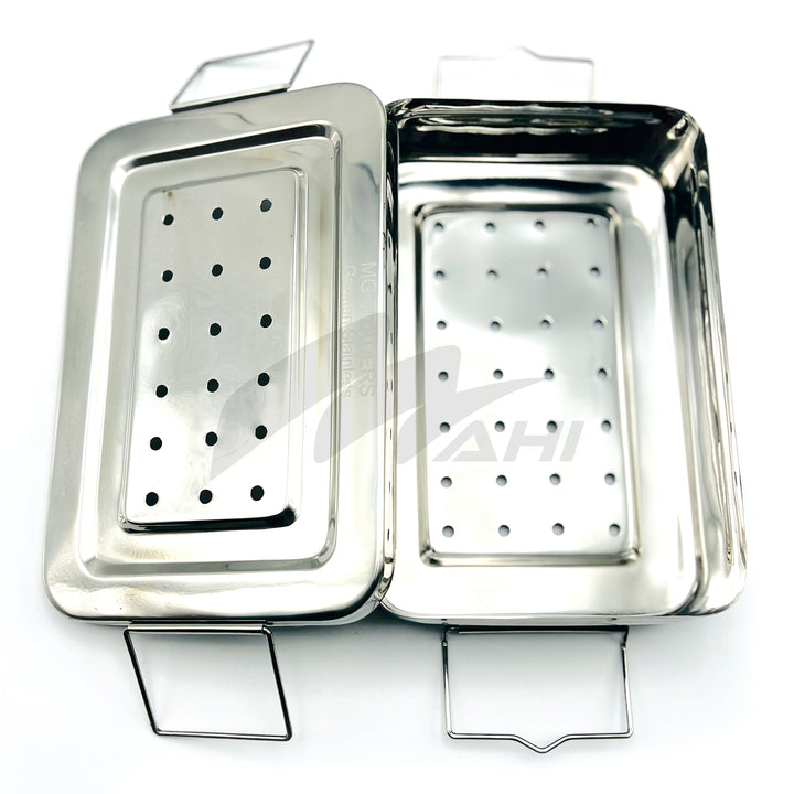 <b>MGS 379</b><br> Instruments Box With Lock (Size 8x16) (Depth 4lnch) German Stainless Steel