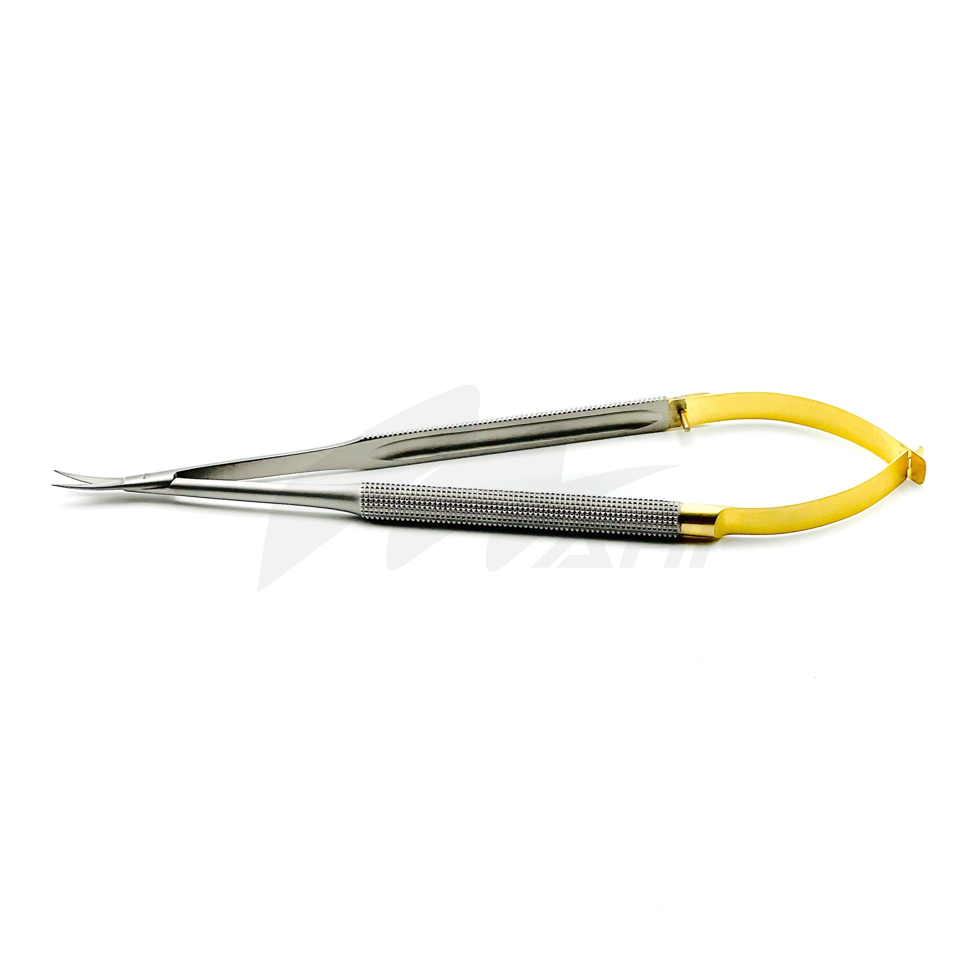 <b>MGD 310</b><br>TC Castroviejo Scissor Flat Handle 17cm Curved – German Stainless Steel
