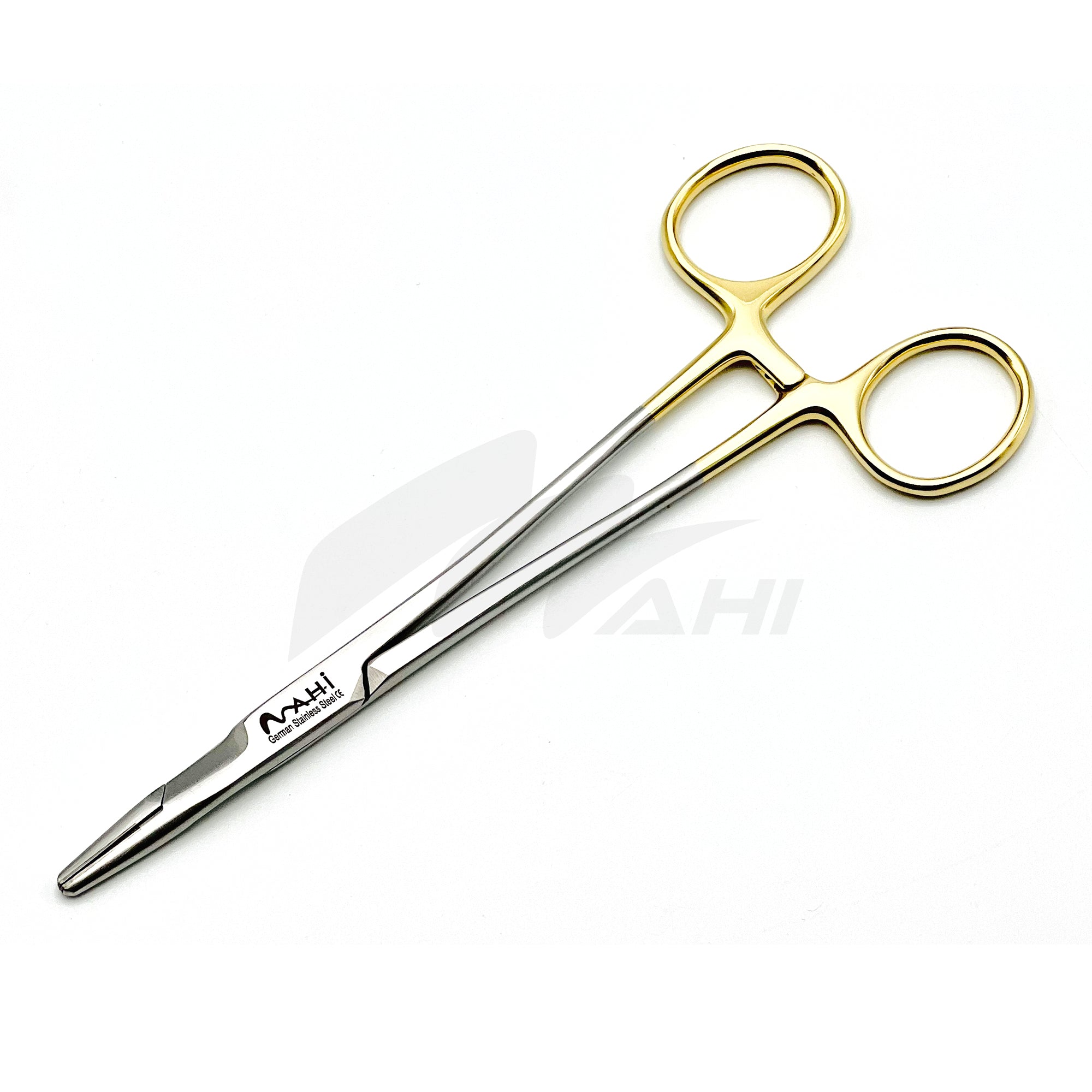 <b>MGD 357</b><br>Olsen Hegar Needle Holder with Scissor (TC) 17cm – German Stainless Steel