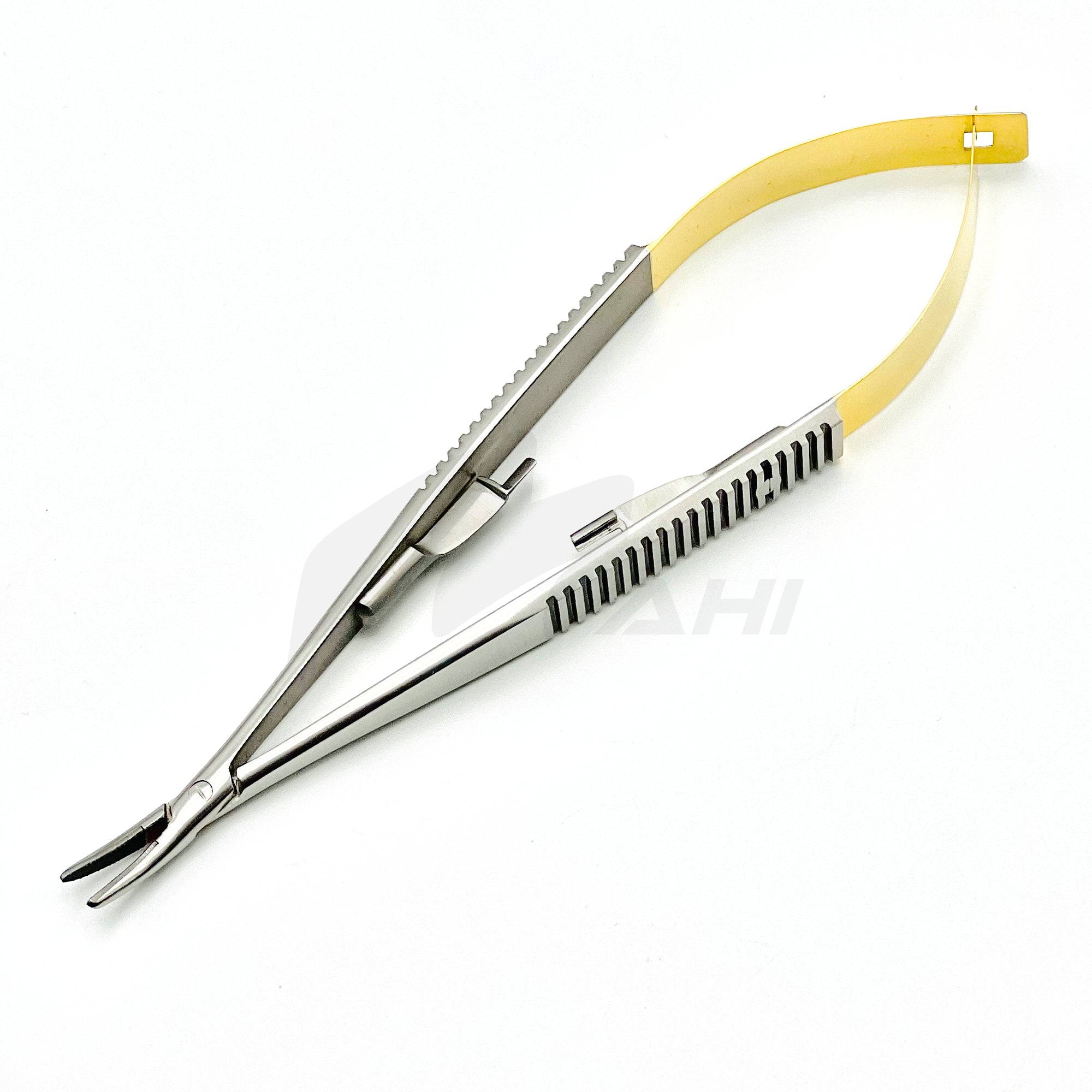 <b>MGD 333</b><br> TC Castroviejo Needle Holder 14cm Curved – German Stainless Steel