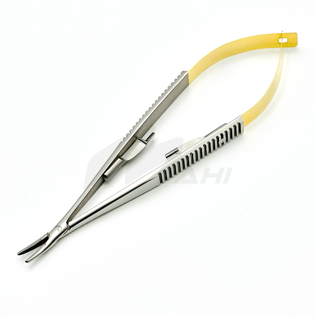 <b>MGD 333</b><br> TC Castroviejo Needle Holder 14cm Curved – German Stainless Steel