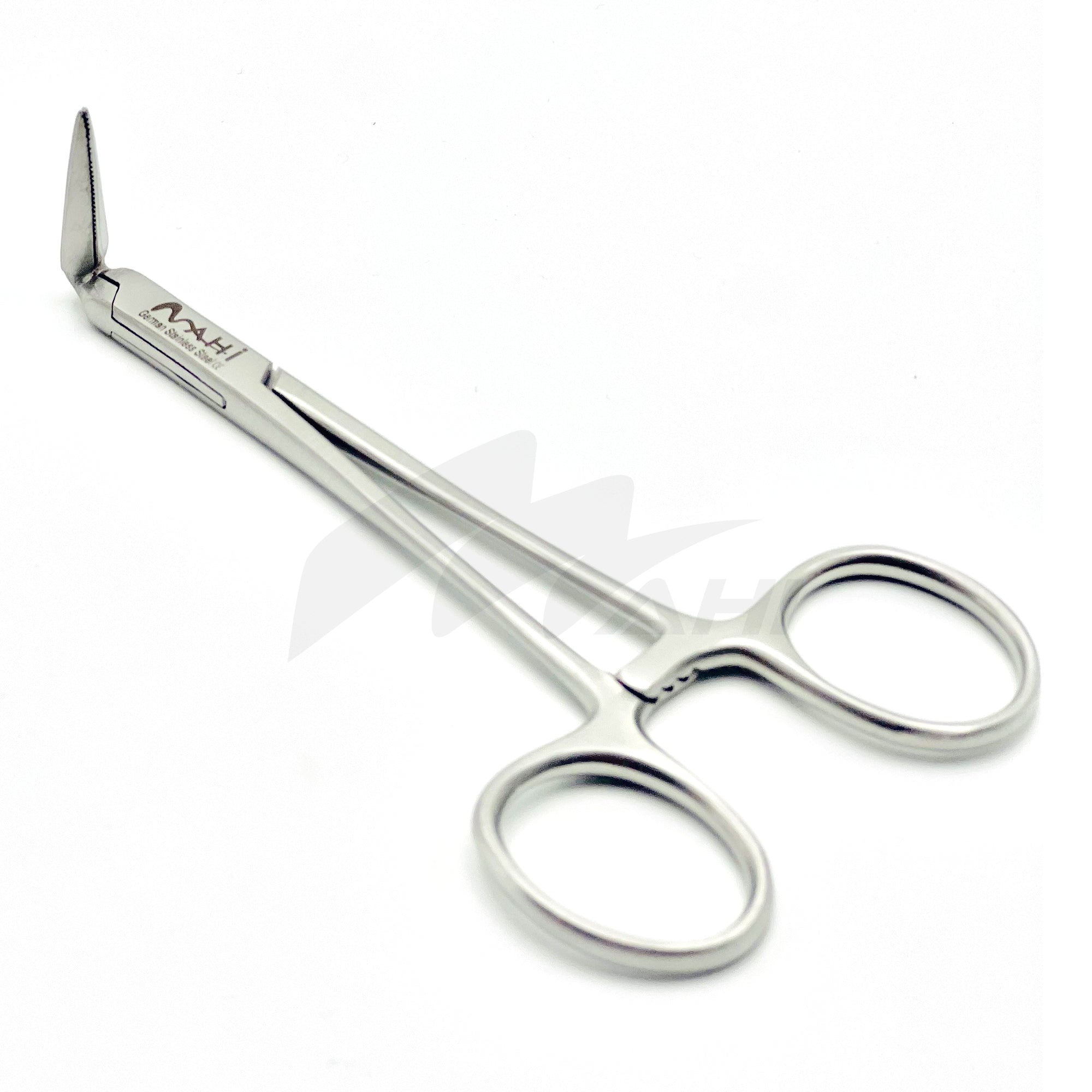 <b>MGD 381</b><br>Roots Fragment Forceps (45° Bend) – German Stainless Steel