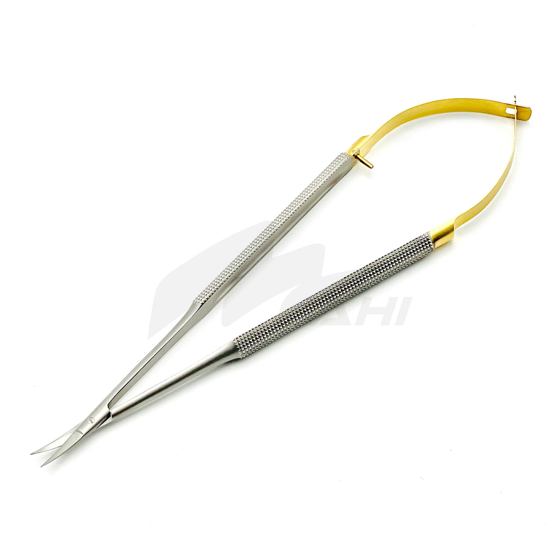 <b>MGD 310</b><br>TC Castroviejo Scissor Flat Handle 17cm Curved – German Stainless Steel