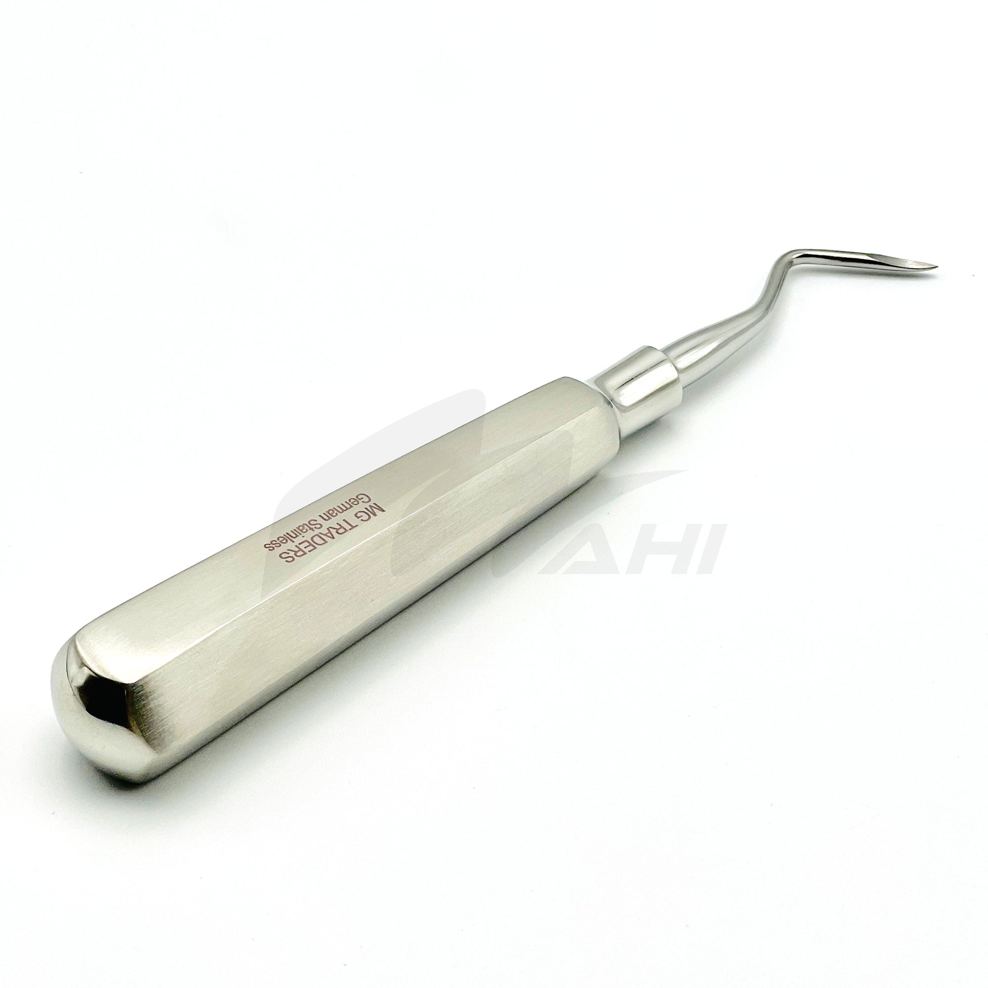 <b>MGD 201</b><br>Heidbrink Elevator Curved Left – German Stainless Steel