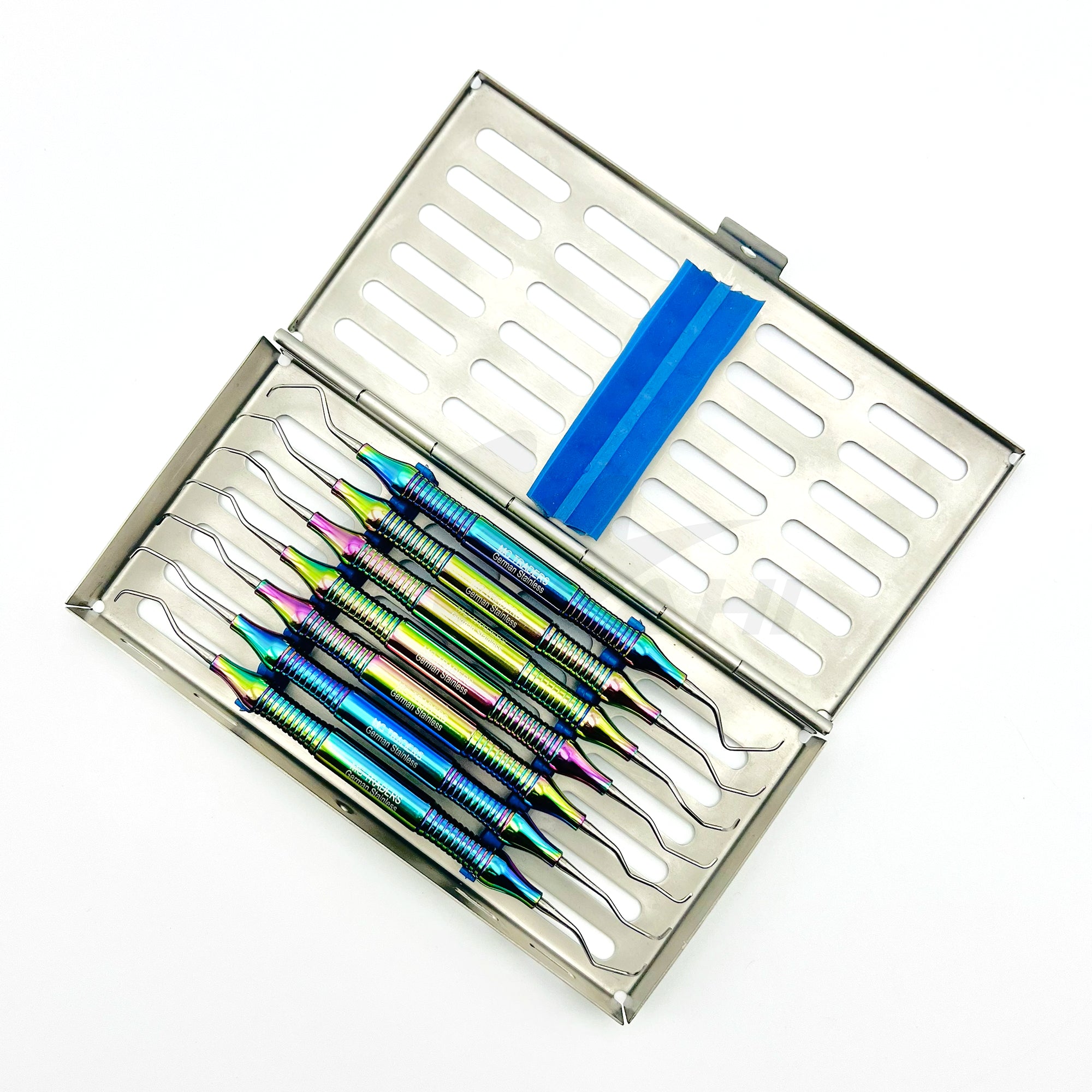 <b>MGD 487</b><br> Gracey Curette 7pcs Multi With Thick Handle German Stainless Steel