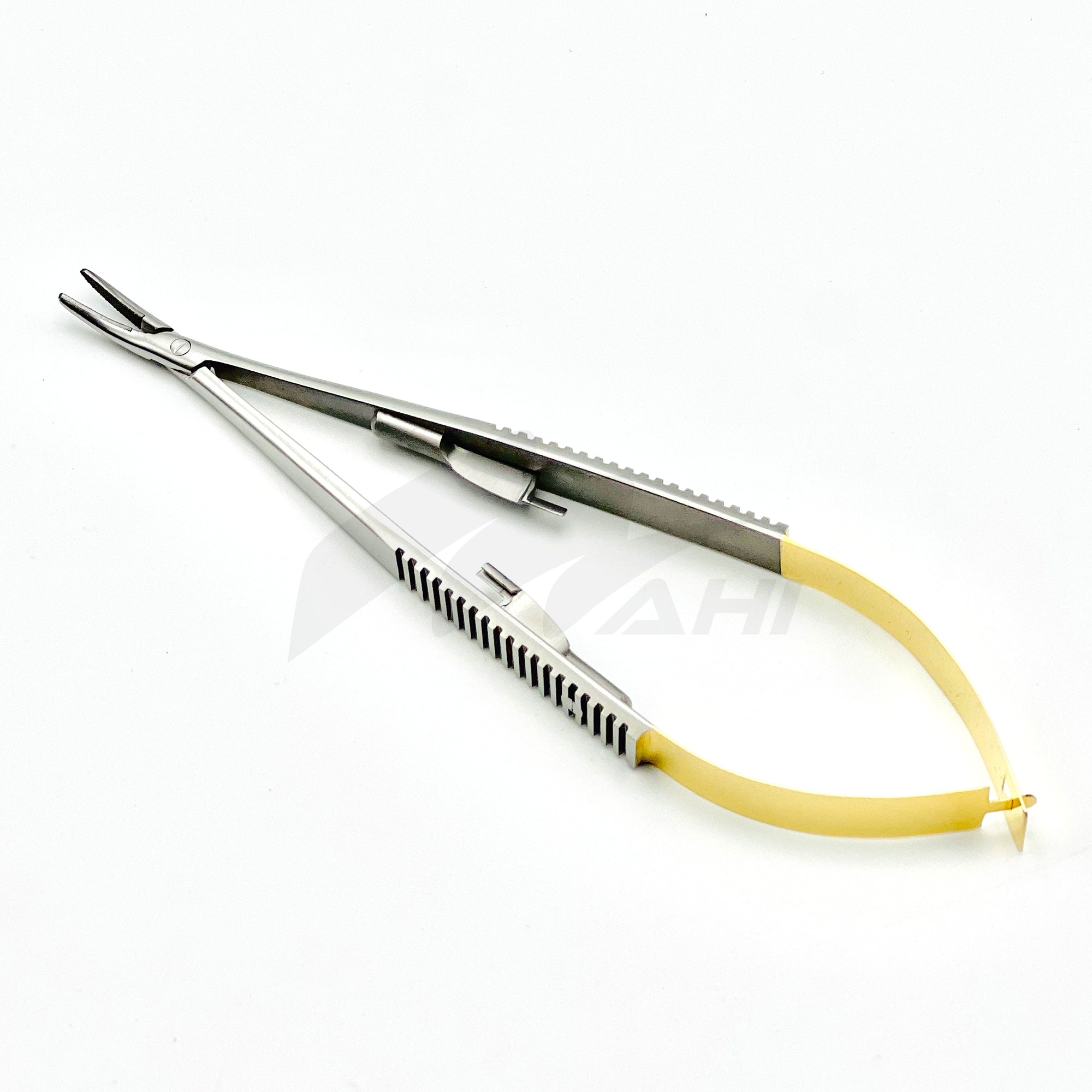 <b>MGD 333</b><br> TC Castroviejo Needle Holder 14cm Curved – German Stainless Steel