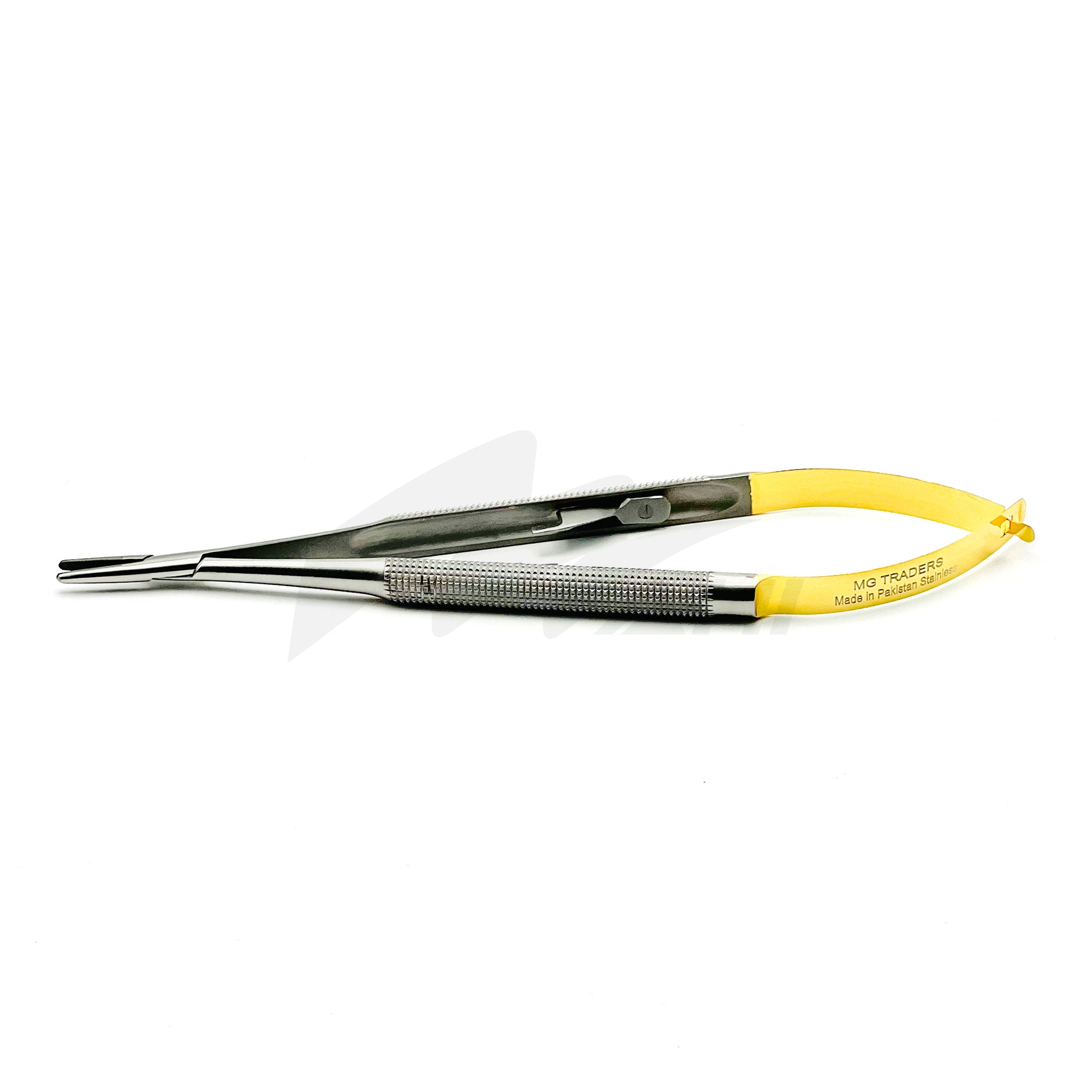 <b>MGD 332 </b><br> TC Castroviejo Needle Holder Flat Handle 14cm Straight – German Stainless Steel