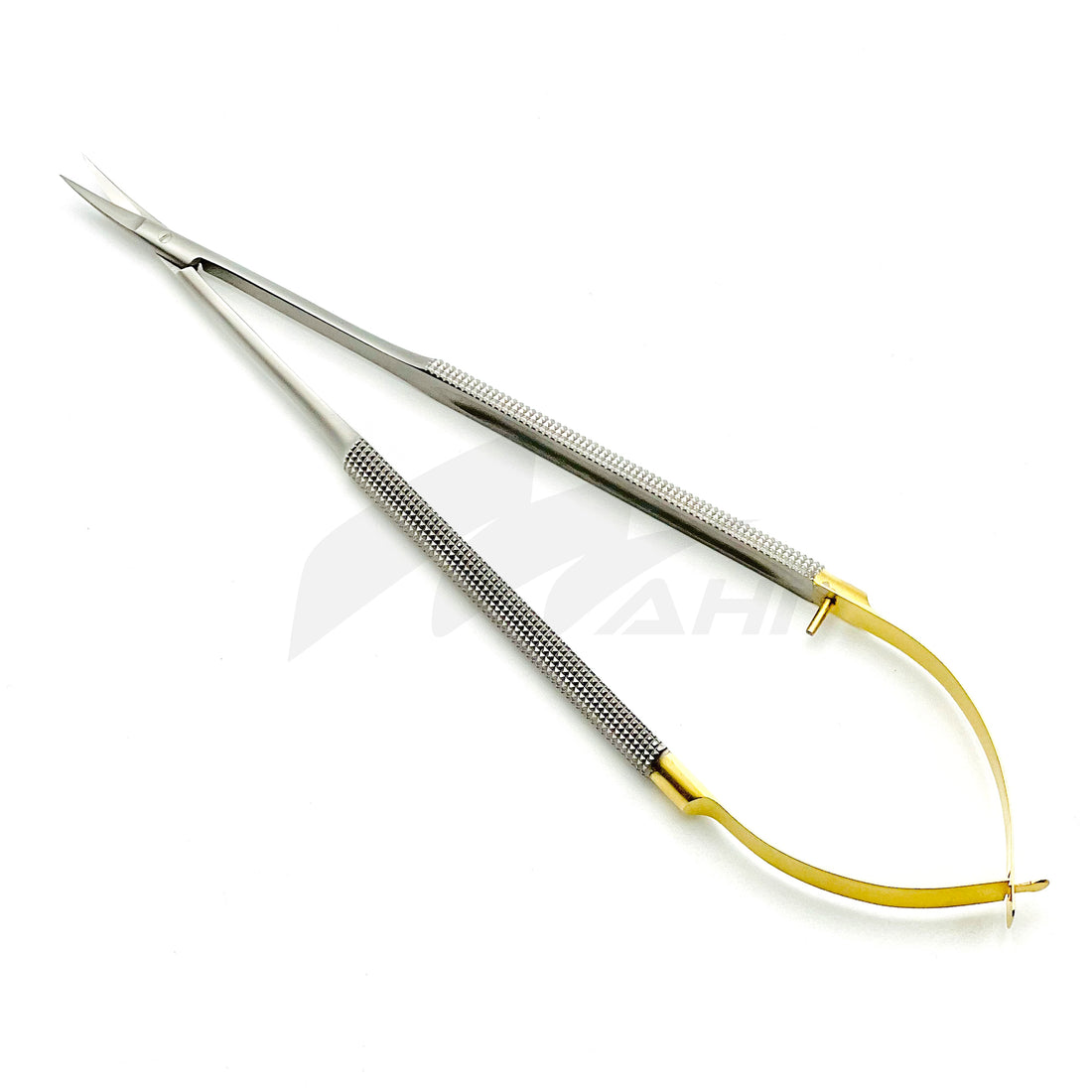 <b>MGD 310</b><br>TC Castroviejo Scissor Flat Handle 17cm Curved – German Stainless Steel