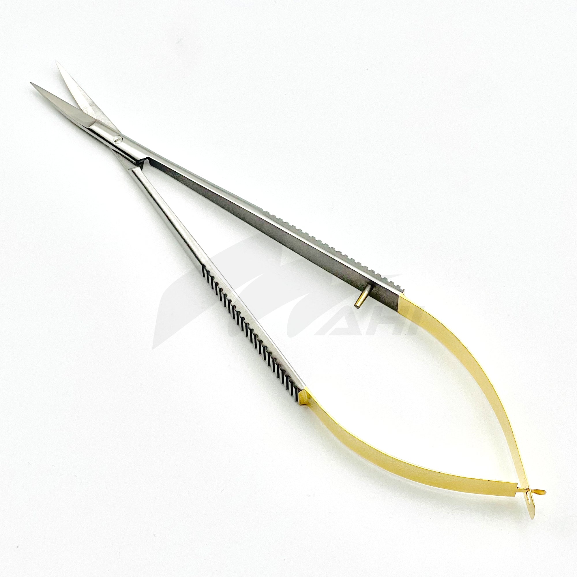 <b>MGD 311</b><br> TC Castroviejo Scissor Flat Handle 14cm Curved – German Stainless Steel