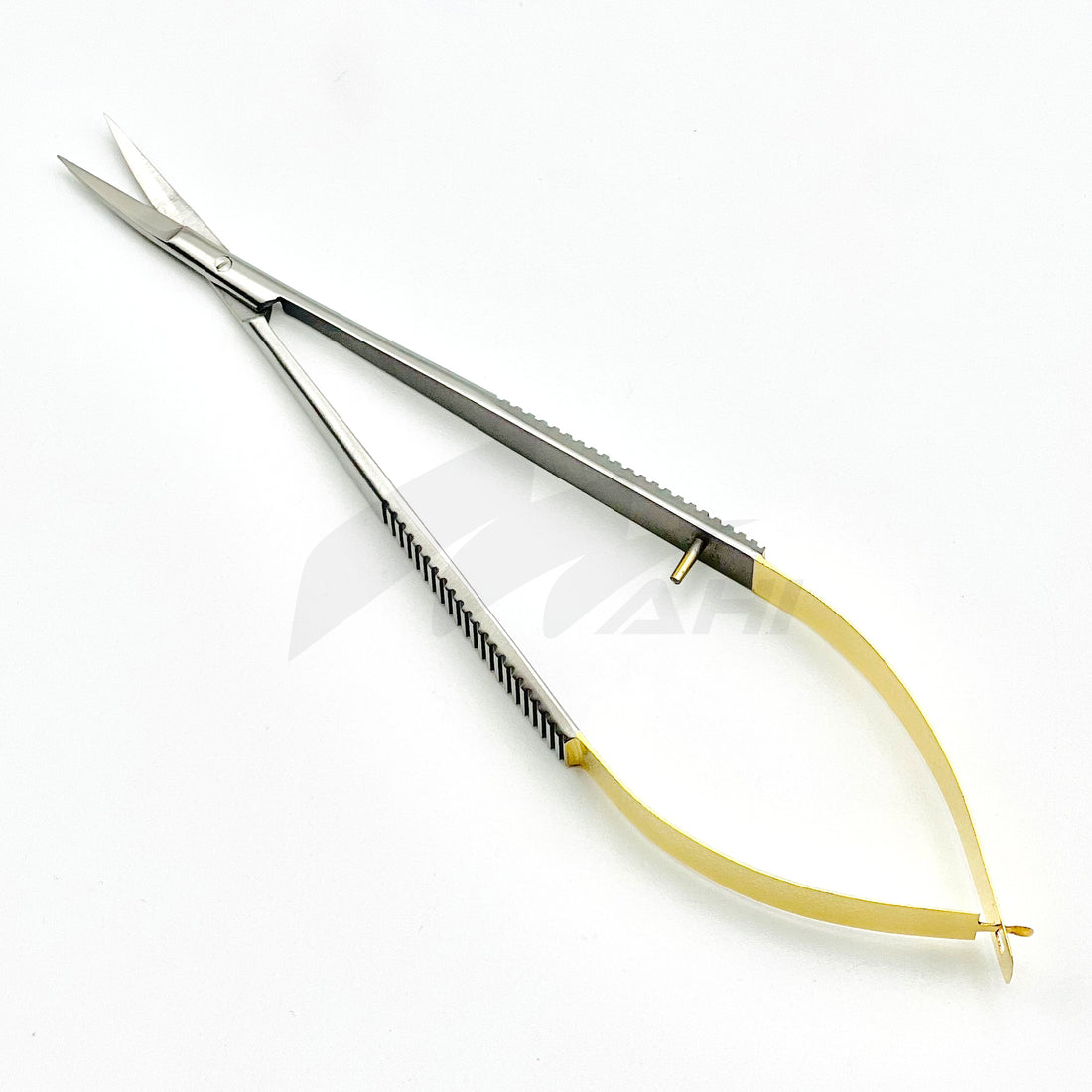 <b>MGD 311</b><br> TC Castroviejo Scissor Flat Handle 14cm Curved – German Stainless Steel