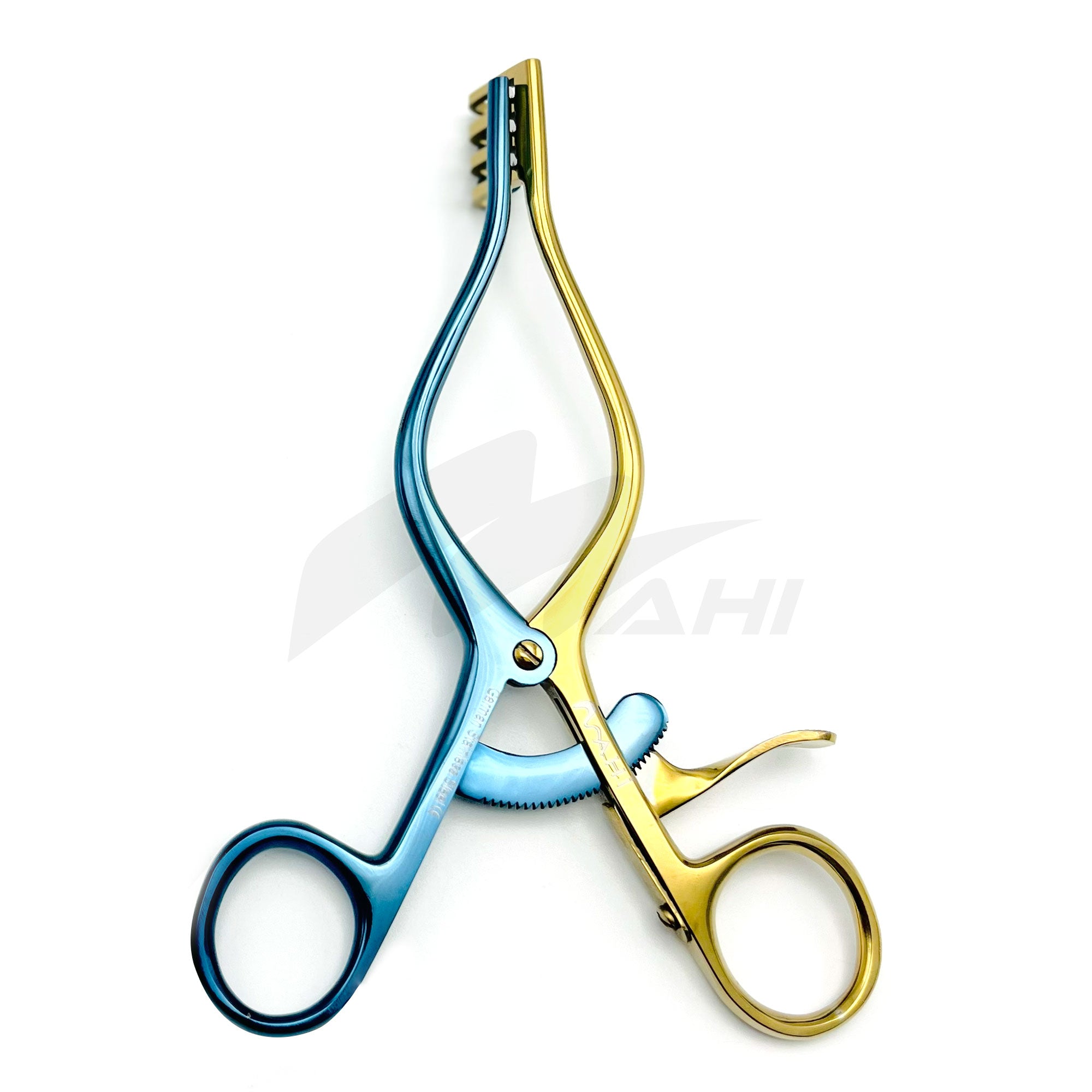 <b>MGS 206</b><br> Self-Retaining Retractor Titanium Coted 16cm German Stainless Steel