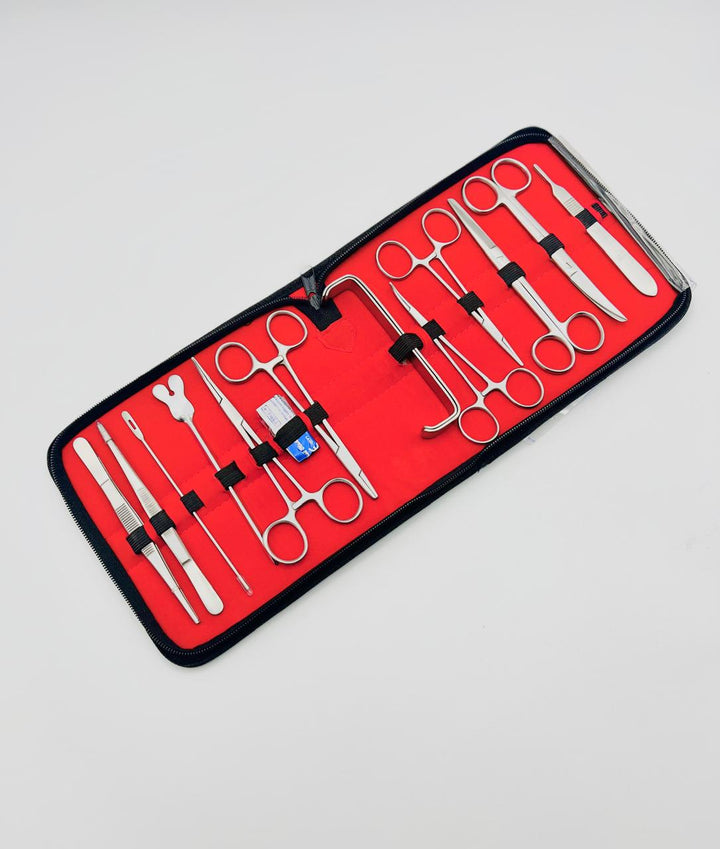 Surgical Dissecting 15 pcs Of Kit Stainless Steel