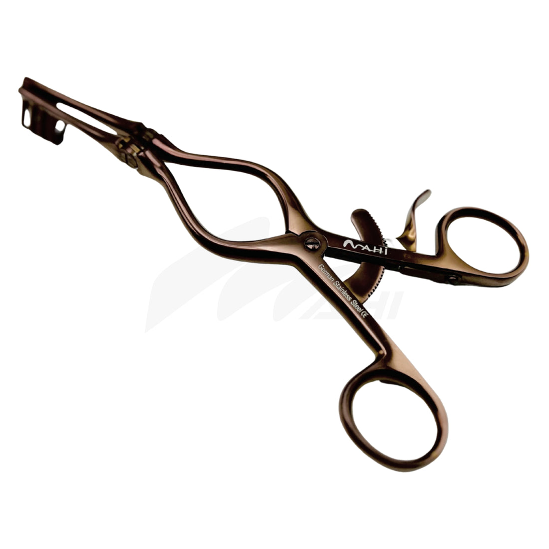 <b>MGS 202</b><br> Self-Retaining Retractor with Extra Hinge Titanium Coted 20cm