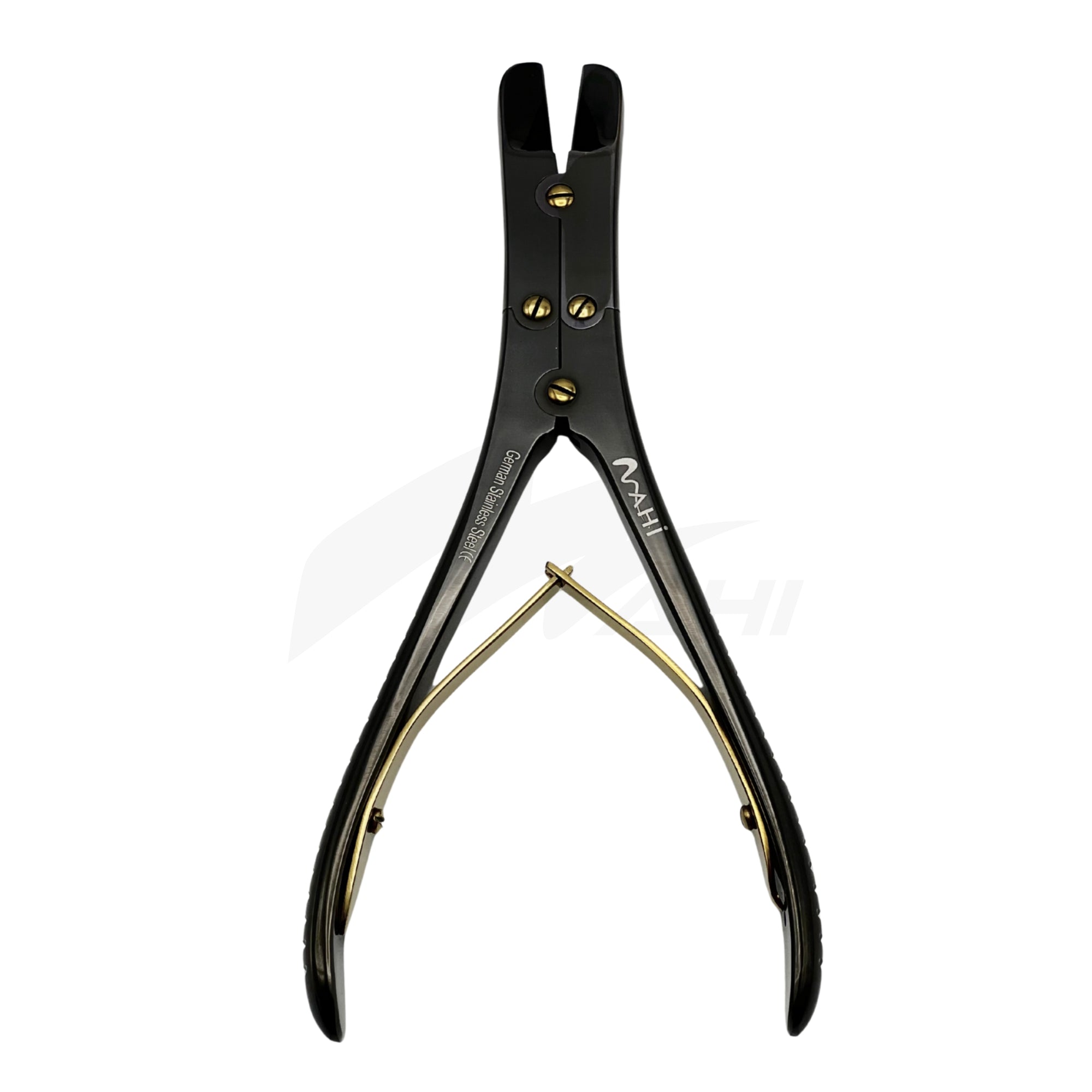 <b>MGS 112</b><br> Bone Cutter Straight 20cm Black Titanium German Stainless Steel