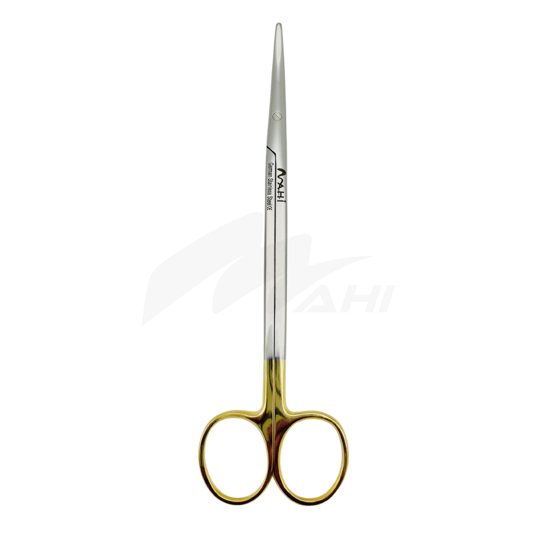 <b>MGS 263</b><br> Metzenbaum Tonsil Scissor With Gold18cm German Stainless Steel