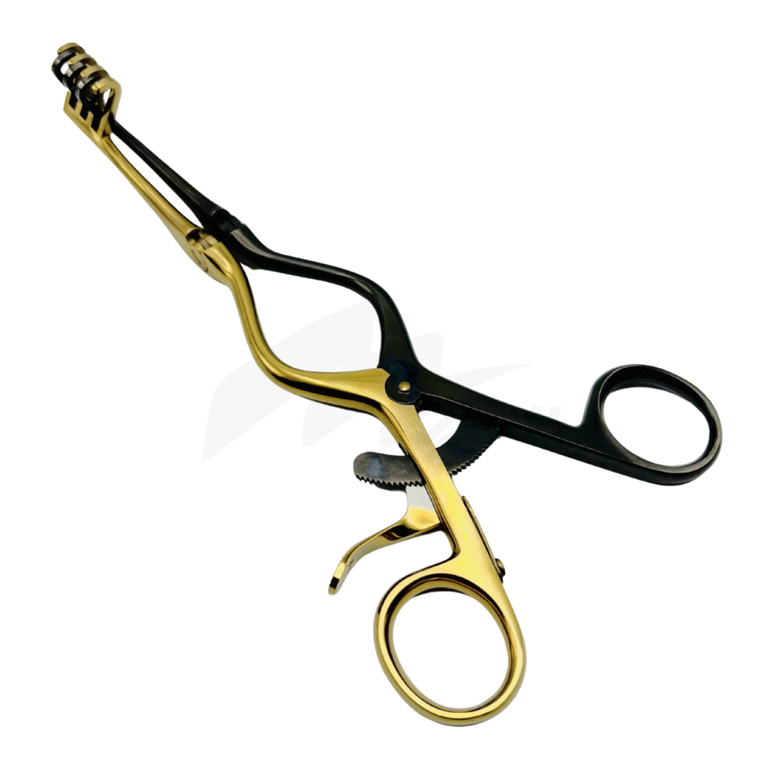 <b>MGS 202</b><br> Self-Retaining Retractor with Extra Hinge Titanium Coted 20cm
