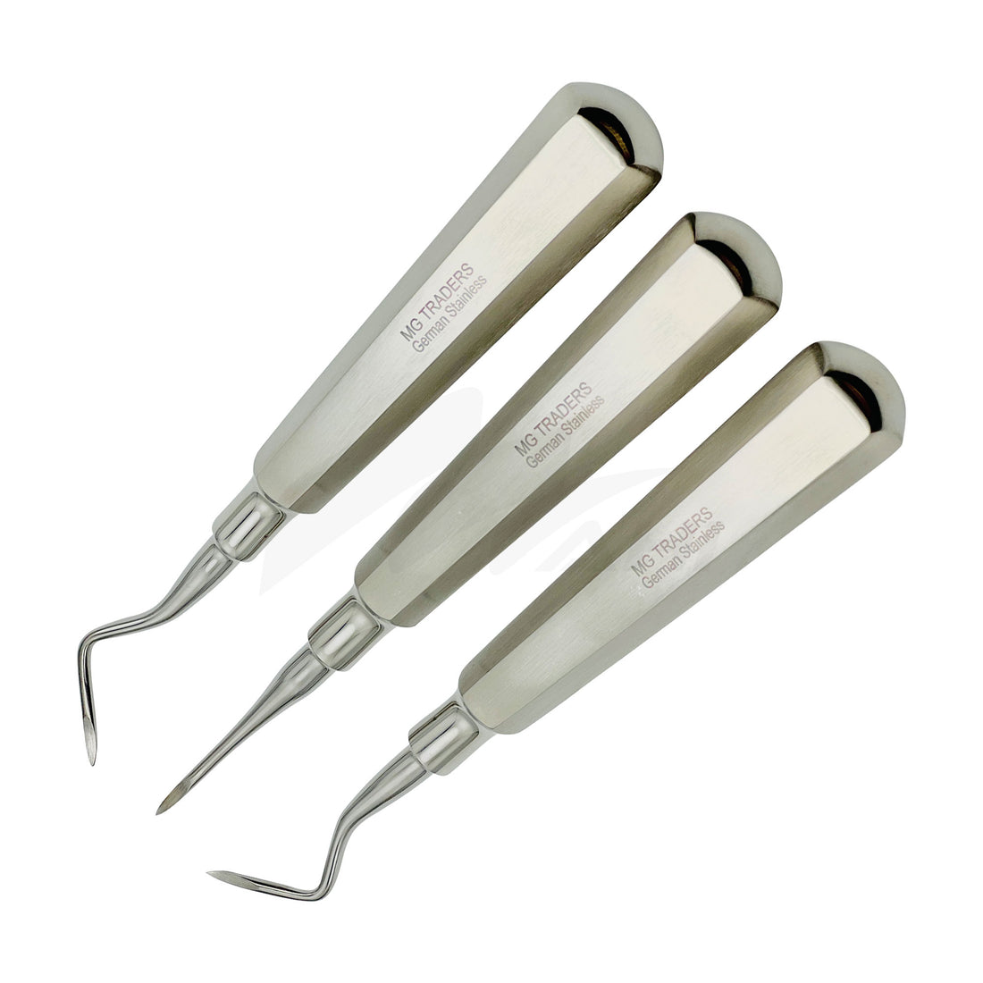 <b>MGD 204</b><br> Elevators Heidbrink Left/Right/Straight German Stainless Steel 3Pcs Set